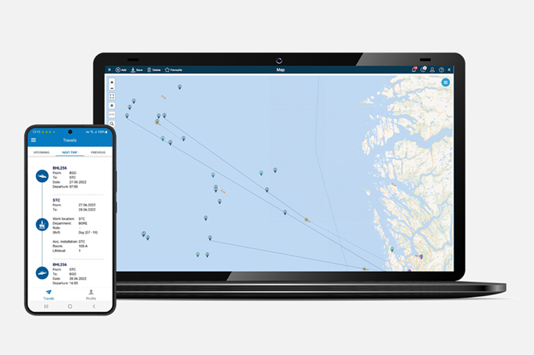 Device Screenshot - Personnel Logistics - Quorum Software
