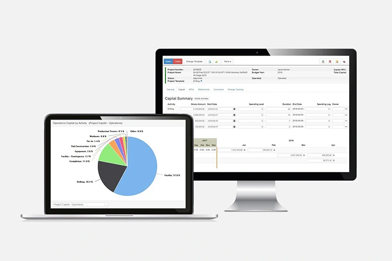 Product Device Screenshot - Capital Budgeting - Quorum