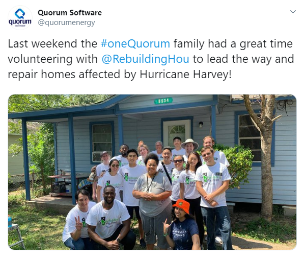 Community Service Tweet
